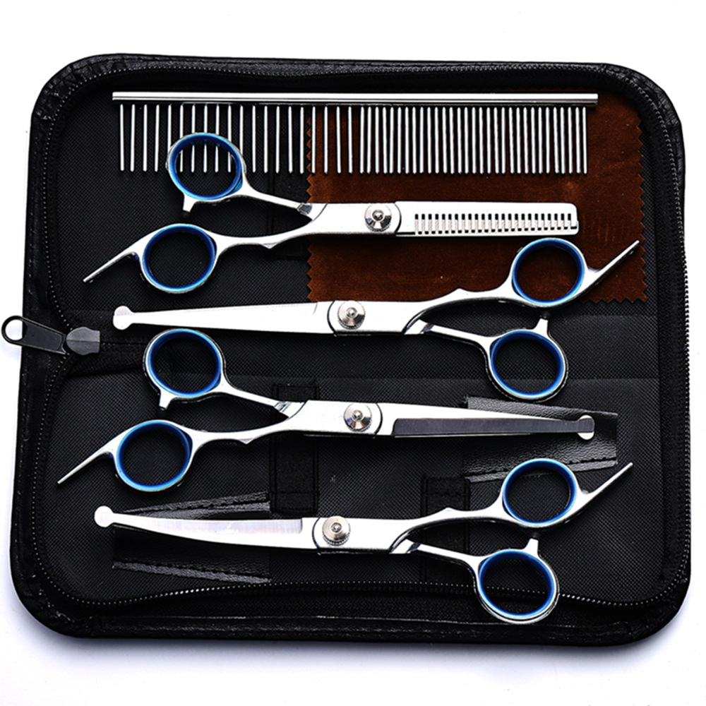 Hair Care Step - Set Professionale di Forbici per Toelettatura