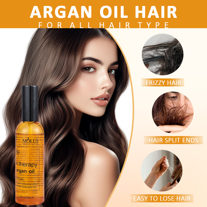 Hair Care Fragrance Essential Oil - Spray all'olio essenziale di argan K.therapy